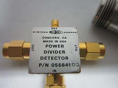 LOT 2 EA LEISTUNGSTEILER + NARDA DÄMPFUNGSGLIED FREQUENZ HF MIKROWELLE BIN#FI-V-69