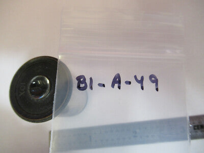ANTIQUE ERNST LEITZ  "10x" EYEPIECE MICROSCOPE PART OPTICS AS PICTURED #B1-A-49