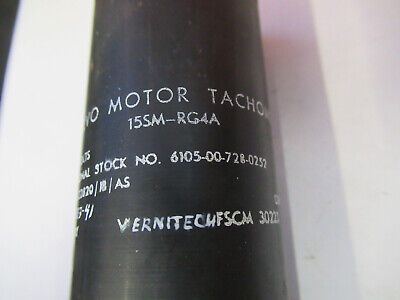 SERVO MOTOR AIRCRAFT TACHOMETER GENERATOR NSN 6105-00-728-0252   AS PIC &A7-B-33