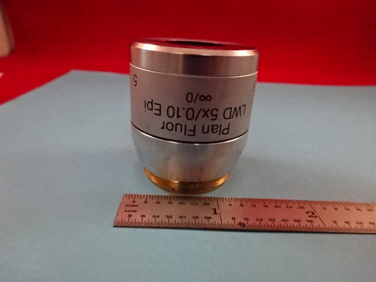 Reichert Austria Polyvar 5X Lwd Objective Optics Microscope Part