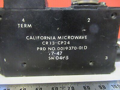 RF MICROWAVE PART CALIFORNIA CR13-CP14 DIRECTIONAL COUPLER AS PICTURED &5k-ft-90