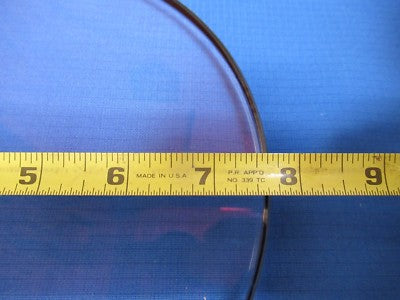 Huge Optical Glass Lens 7.5" Diameter 6" Fl Mil Spec Optics Bi Convex