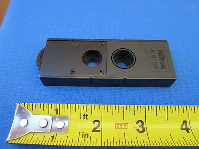 Microscope Part Filter Slide Rotable a. Stop Nikon Japan