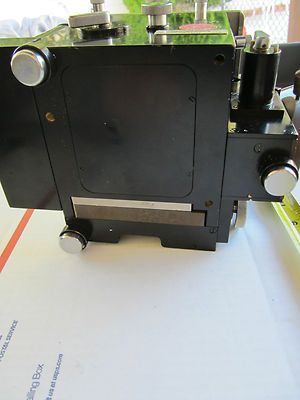 VINTAGE CARL ZEISS OPTICS GERMANY MICROSCOPE MICRO INTERFEROMETER SIX OBJECTIVES