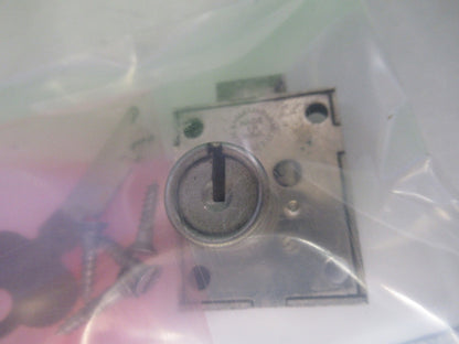 ANTIQUE SPENCER AO  LOCK + KEY  MICROSCOPE PART AS PICTURED Y3-B-19