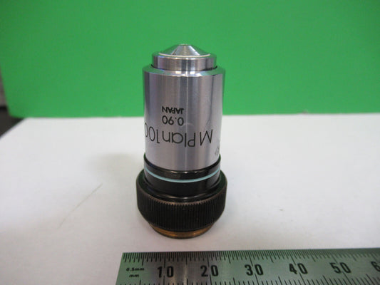 Olympus Japan MPlan 100X Objective Lens Microscope Part AS Pic
