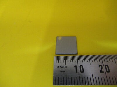 Sapphire Mini Wafer Coated with Platinum Metal Very Nice