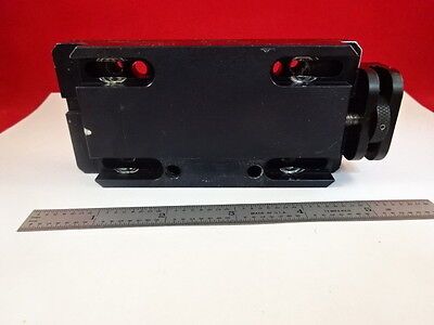 ALUMINUM ANODIZED POSITIONING SLIDE ADJUSTABLE AS IS C6-D-01