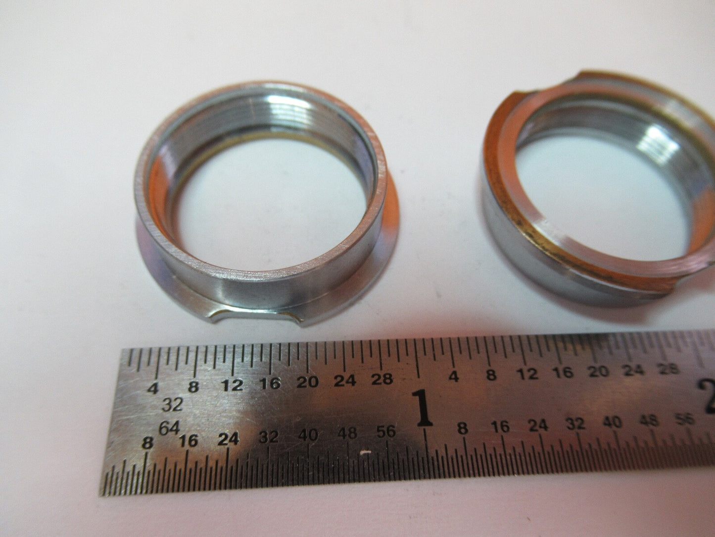 ERNST LEITZ DEUTSCHLAND LOS 2 OHRRINGADAPTER MIKROSKOPTEIL wie abgebildet A2-A-40