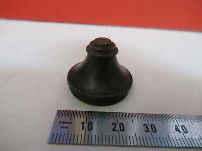 Antique Brass Nachet Objective France Microscope Part