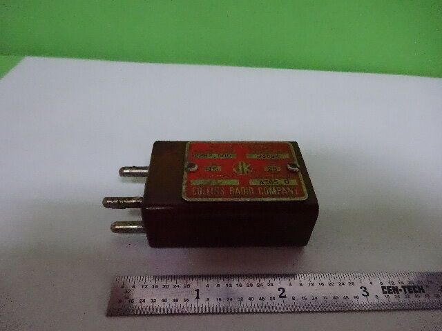 FOR PARTS QUARTZ CRYSTAL COLLINS RADIO JK FREQUENCY CONTROL KC AS IS #AS-93
