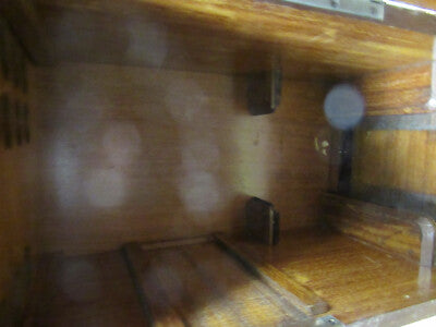 REICHERT WIEN EMPTY WOOD CABINET 1840's MICROSCOPE PART EMIL AS PICTURED #TB-5