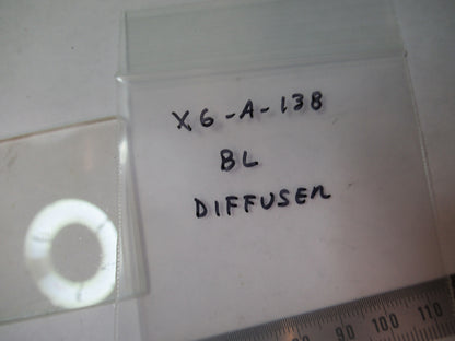 OPTICAL BAUSCH LOMB DIFFUSER GLASS FILTER PRO LASER OPTICS AS PICTURED X6-A-138