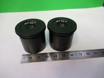 Amscope Pair Wf 20X Eyepiece Ocular Optics Microscope Part