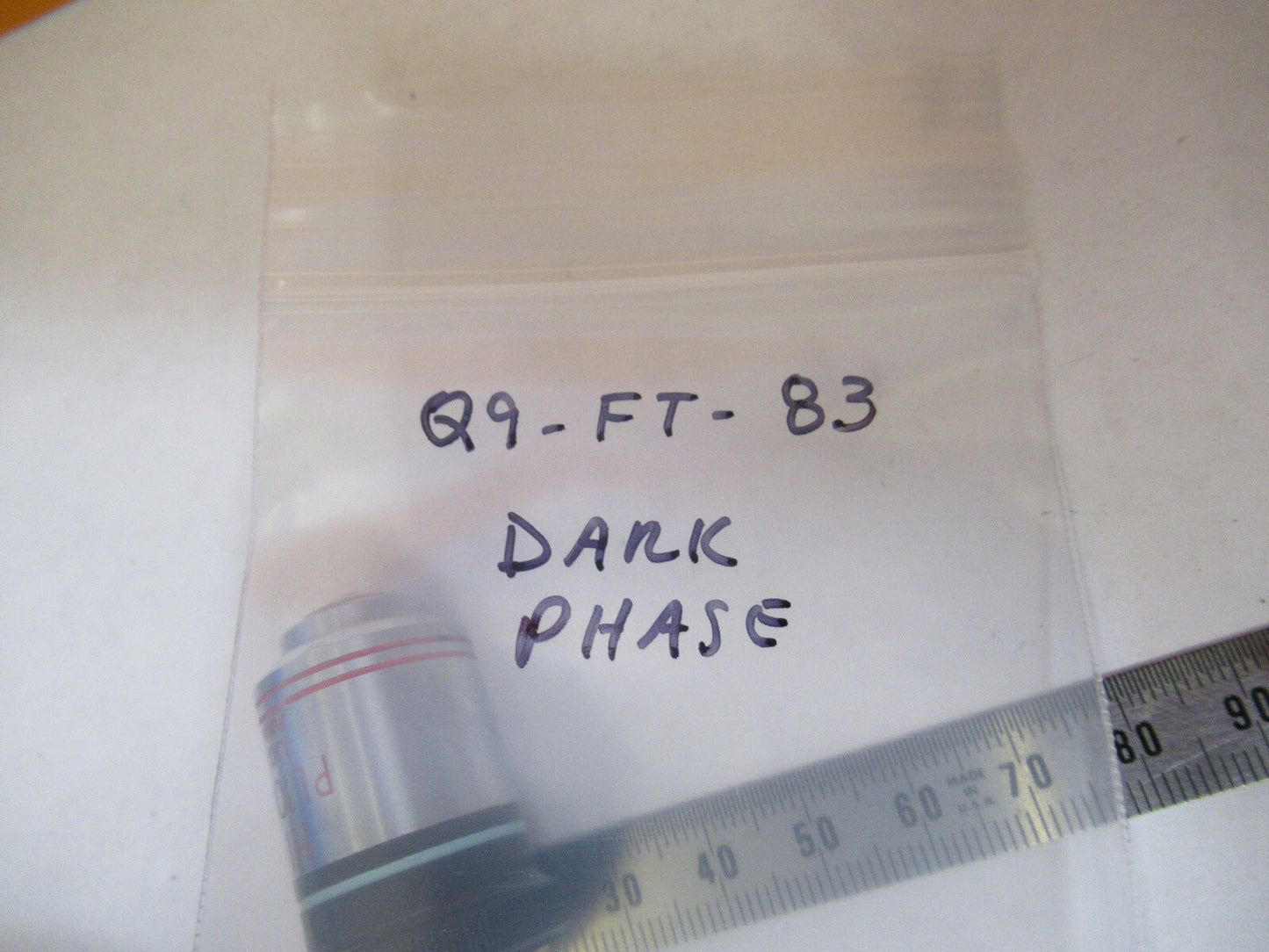 OLYMPUS JAPAN OBJECTIVE PL 100X PHASE LENS MICROSCOPE PART AS PICTURED Q9-FT-83