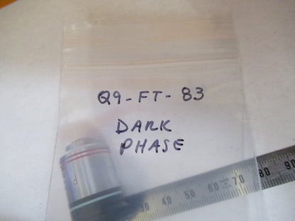OLYMPUS JAPAN OBJECTIVE PL 100X PHASE LENS MICROSCOPE PART AS PICTURED Q9-FT-83