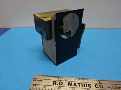 MICROSCOPE PART OLYMPUS JAPAN MOUNTED PRISM OPTICS AS IS #90-72