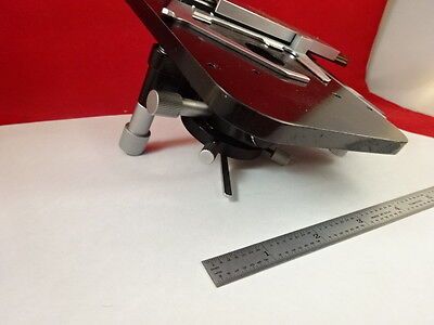 MICROSCOPE PART LEITZ GERMANY SM-LUX TABLE STAGE + CONDENSER  AS IS B#P2-A-99