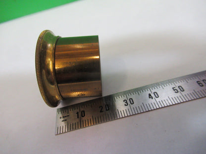 Antique Brass Polarizer Pol Piece UK England Microscope Part