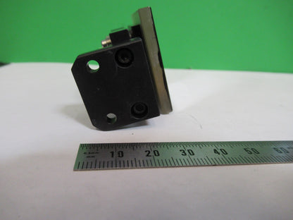 OLYMPUS JAPAN MOUNTED GLASS FLAT MIRROR MICROSCOPE PART AS PICTURED T6-B-07