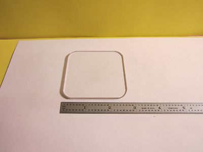 MICROSCOPE PART PLEXIGLAS PLASTIC STAGE MICROSCOPE OPTICS AS IS BIN#32-B-19