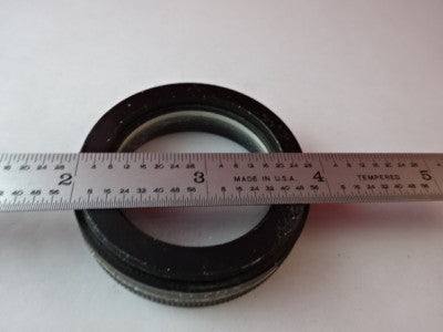 MICROSCOPE PART OPTICAL STEREO 0.75X W.D. 100 mm  LENS OPTICS AS IS #11-DT-R5