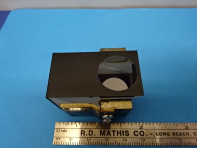 MICROSCOPE PART OLYMPUS JAPAN MOUNTED PRISM OPTICS AS IS #90-72
