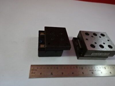 LOT 2 EA STEEL POSITIONING STAGE SLIDE BEARING for OPTICS FIXTURE #94-08