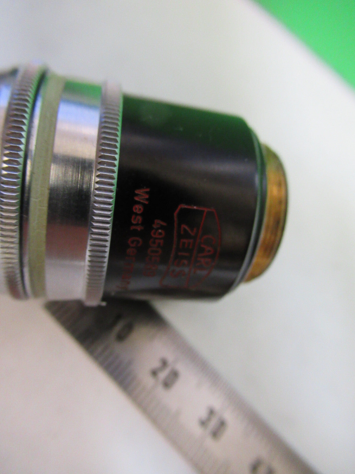 ZEISS OBJECTIVE POL 40X /160 POLARIZATION MICROSCOPE PART AS PICTURED X9-B-43