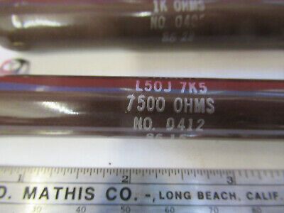 LOT POWER RESISTOR TUBULAR OHMITE 50W AS PICTURED &A7-B-02