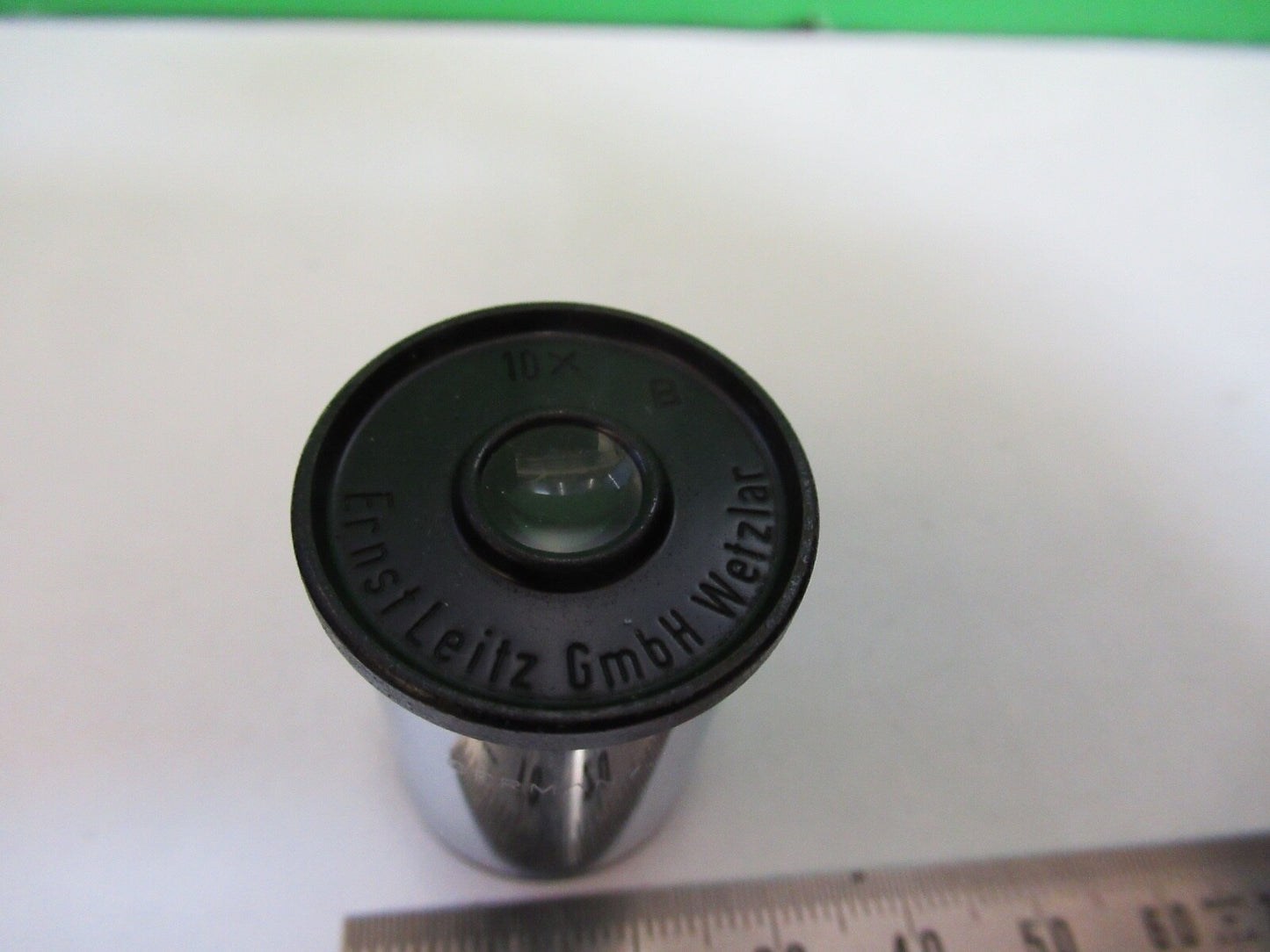 ERNST LEITZ WETZLAR GERMANY EYEPIECE 10X MICROSCOPE PART AS PICTURED 18-FT-13