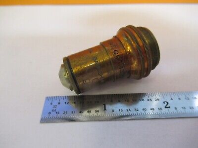 ANTIQUE BAUSCH LOMB 97X 1.9mm OBJECTIVE MICROSCOPE PART AS PICTURED &7B-B-10