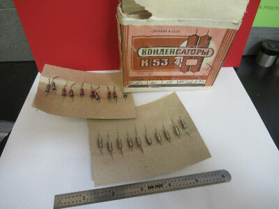LOT CAPACITORS RUSSIAN 20+ 7mF  CONDENSATOR AS PICTURED #B6-A-47