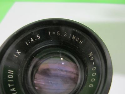 Optical Scientific Lens Gaf Corp 1X Very Pronounced Convex Lens Optics