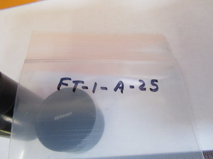 EMPTY OBJECTIVE CAN UNKNOWN MAKER MICROSCOPE PART PICTURED &FT-1-A-25