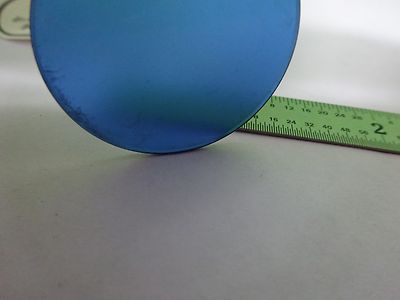 MICROSCOPE PART ZEISS GERMANY BLUE FILTER OPTICS AS IS BIN#X9-A-66