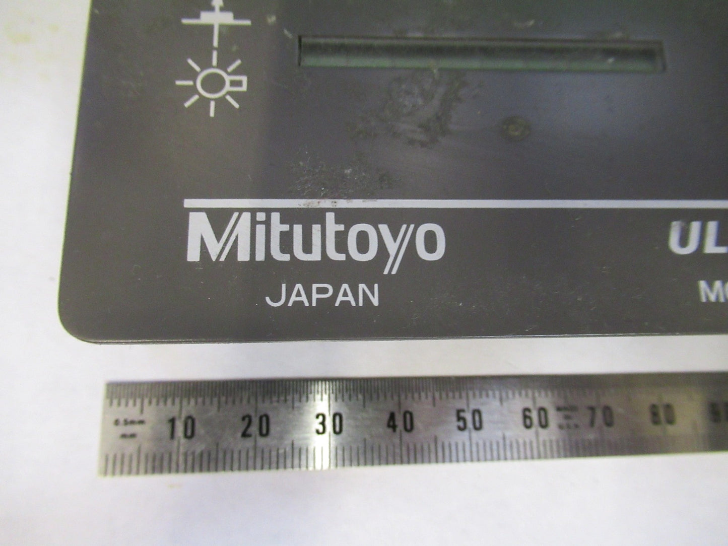 MITUTOYO JAPAN ULTRAPLAN DISPLAY SWITCH MICROSCOPE PART AS PICTURED U8-B-37