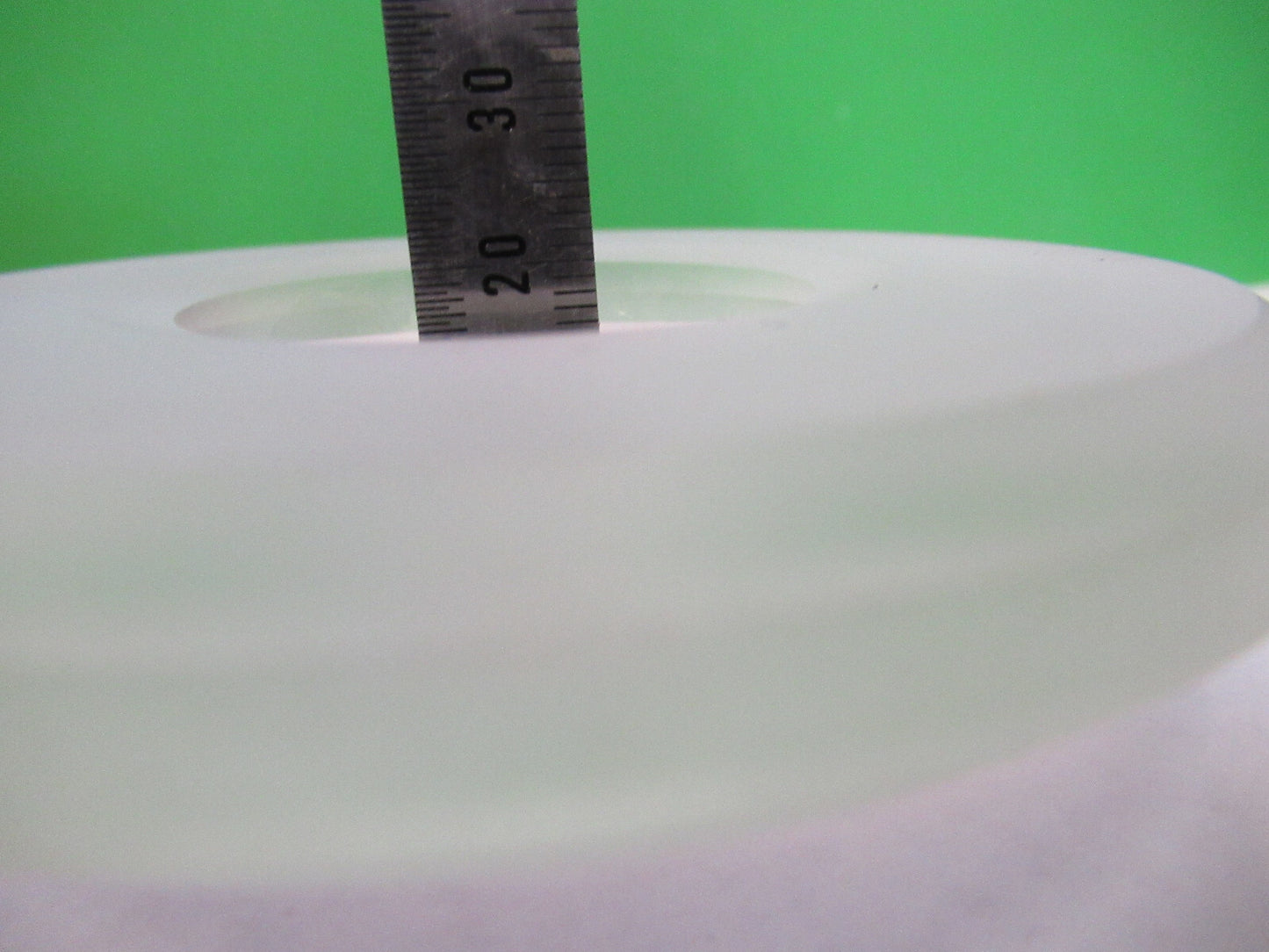 WEIRD HUGE LENS OPTICAL BK7 CONVEX CONCAVE MIL SPEC  OPTICS  AS PICTURED S1-B-08