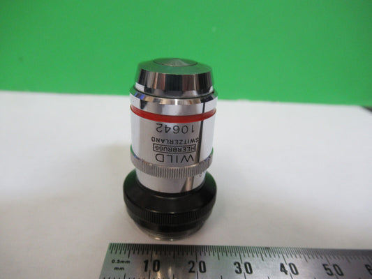 Microscope Wild Swiss Objective 100X Hi Fluor Optics AS Pic