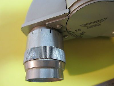 MICROSCOPE PART REICHERT AUSTRIA HEAD ASSEMBLY METALLOGRAPH PHASE BIN#A2
