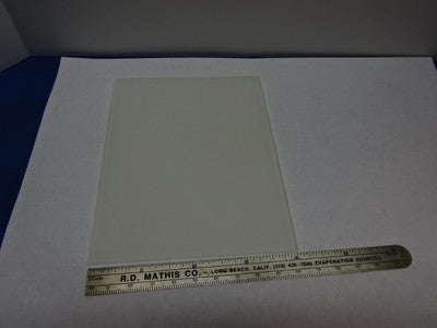 OPTICAL OPAL GLASS WHITE OPAQUE OPTICS AS IS #83-12