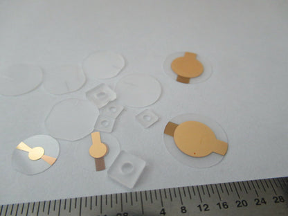Lot Blank Piezoelectric Quartz Crystal X- Y- Yx-cut Piezo Sensor AS Pic