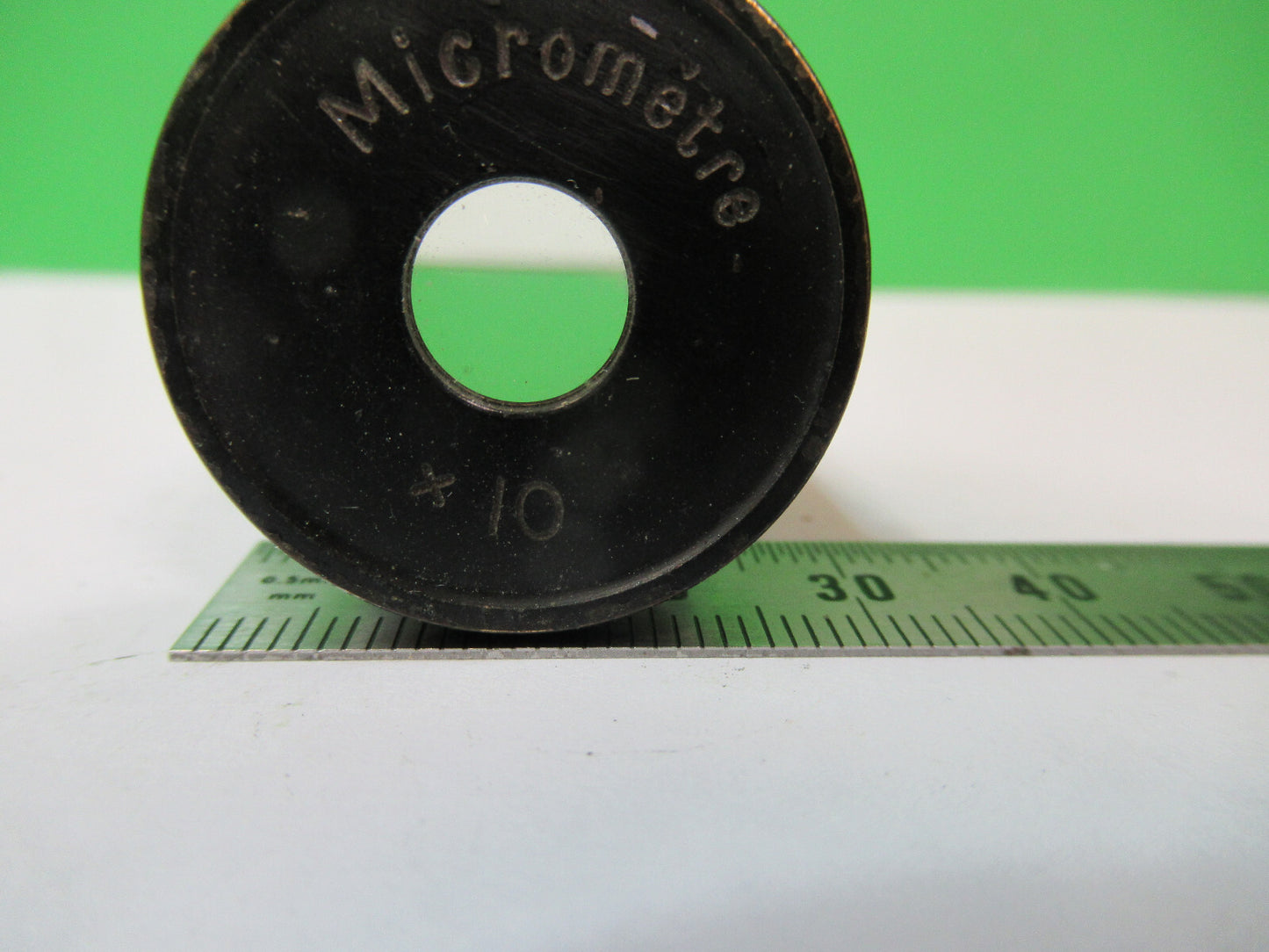 Micrometre 10X France Eyepiece Lens Microscope Part