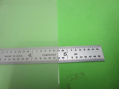 OPTICAL EDMUND SCIENTIFIC FROSTED SATIN FINISH GLASS 4"x5" OPTICS BIN#R1-27