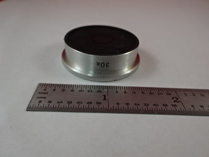 MICROSCOPE PART 30X PHASE UNKNOWN MAKER OPTICS AS IS #X9-A-62B