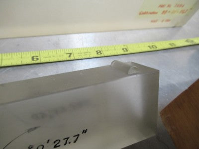 QUARTZ BARS OPTICS FOR INDUSTRY PARALLELS PERPENDICULARITY AS PICTURED &TC-3
