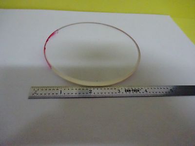 OPTICAL HUGE ROUND TOOL MAKER MICROSCOPE GLASS PLATE OPTICS AS IS BIN#X6-14