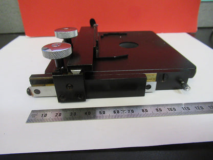 SPENCER AO XY STAGE TABLE VINTAGE MICROSCOPE PART AS PICTURED X3-A-82