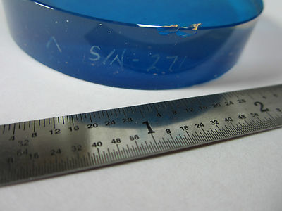 Optical Flat chipped on edge Covered in Protective Coat Optics