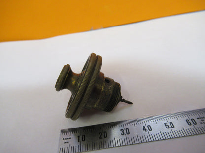 Antique Bausch & Lomb Stage Adjust Assembly Microscope Part